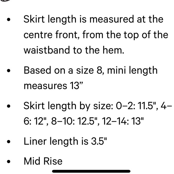 NWT Lululemon Play Off Pleats Black Skirt 6 PASTEL BLUE Lilac gorgeous 2022 - Picture 9 of 9